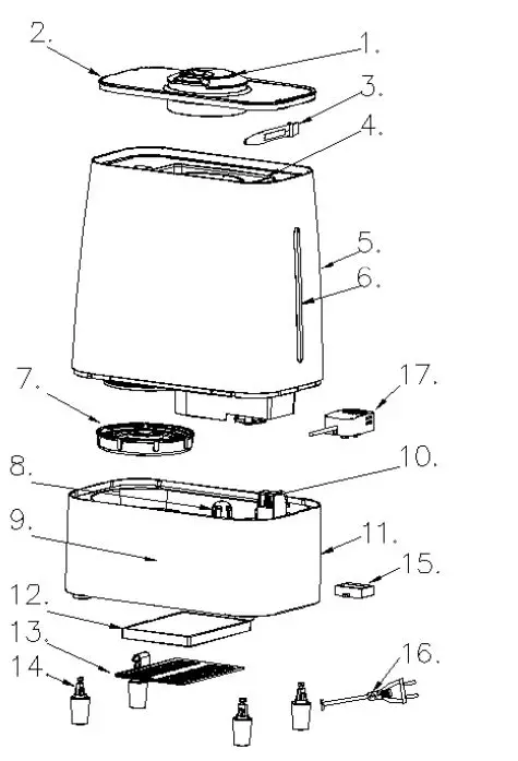 MEACO-Deluxe-202-Humidifier-and-Air-Purifier-FIG-2