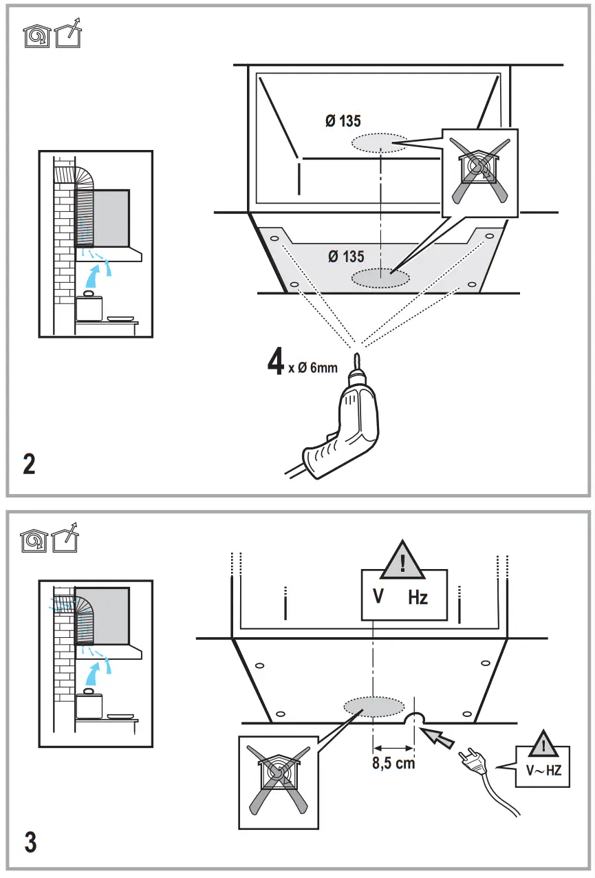 Bauknecht DC5460 wall Hood - fig 4