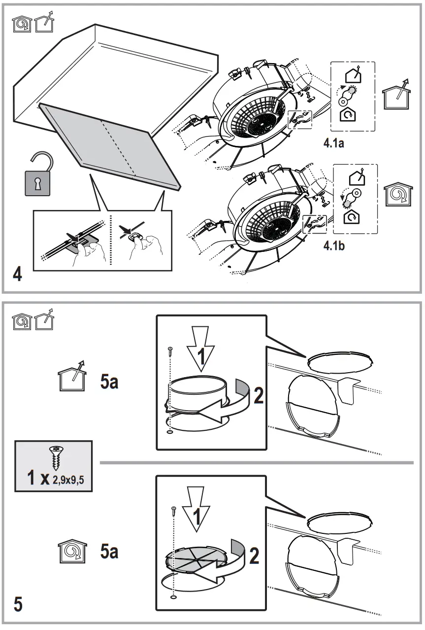 Bauknecht DC5460 wall Hood - fig 6