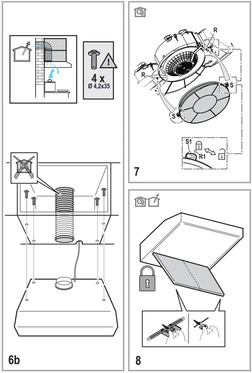 Bauknecht DC5460 wall Hood - fig 8