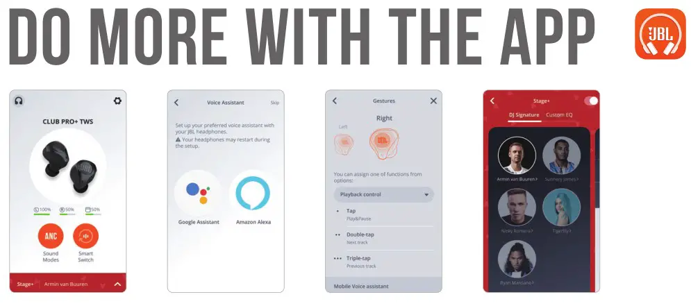 JBL Club Pro Plus TWS Wireless Earbuds - DO MORE WITH THE APP