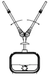weasy Basic Clothes Drying Function User Guide - Put the telescopic rod into the recess