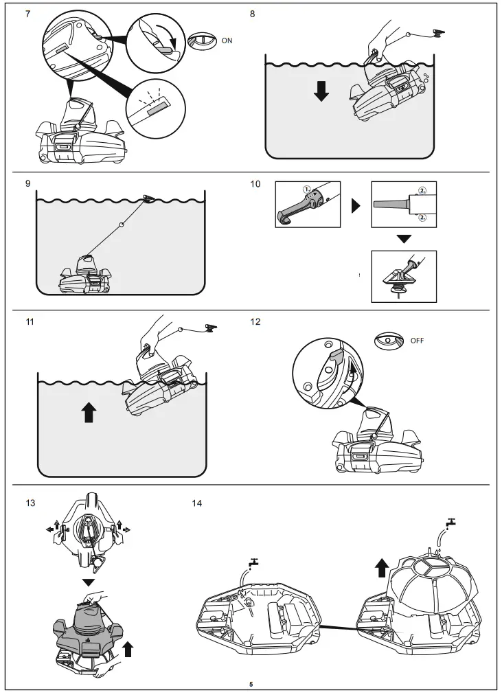 Bestway 58620 Flowclear AquaGlide - Operation1