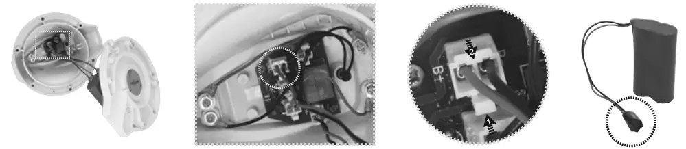 Bestway 58620 Flowclear AquaGlide - battery pack2