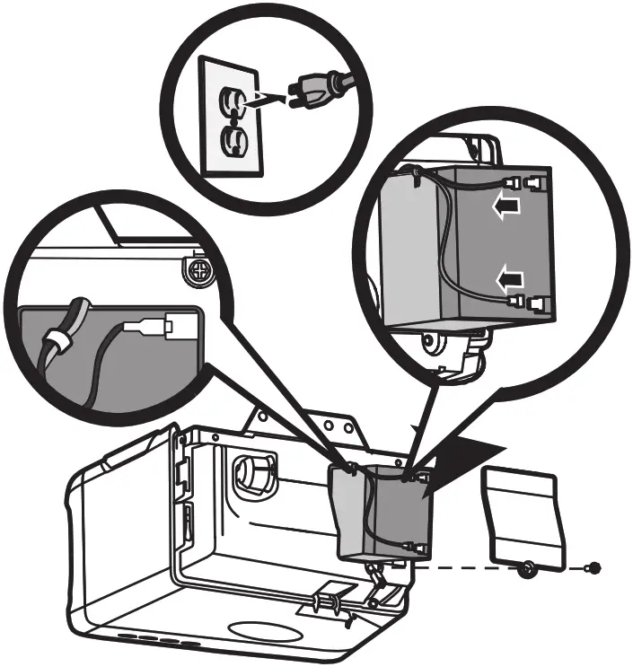 Chamberlain 050DCTBFMC CLOGIC BOARD REPLACEMENT - FIG 3