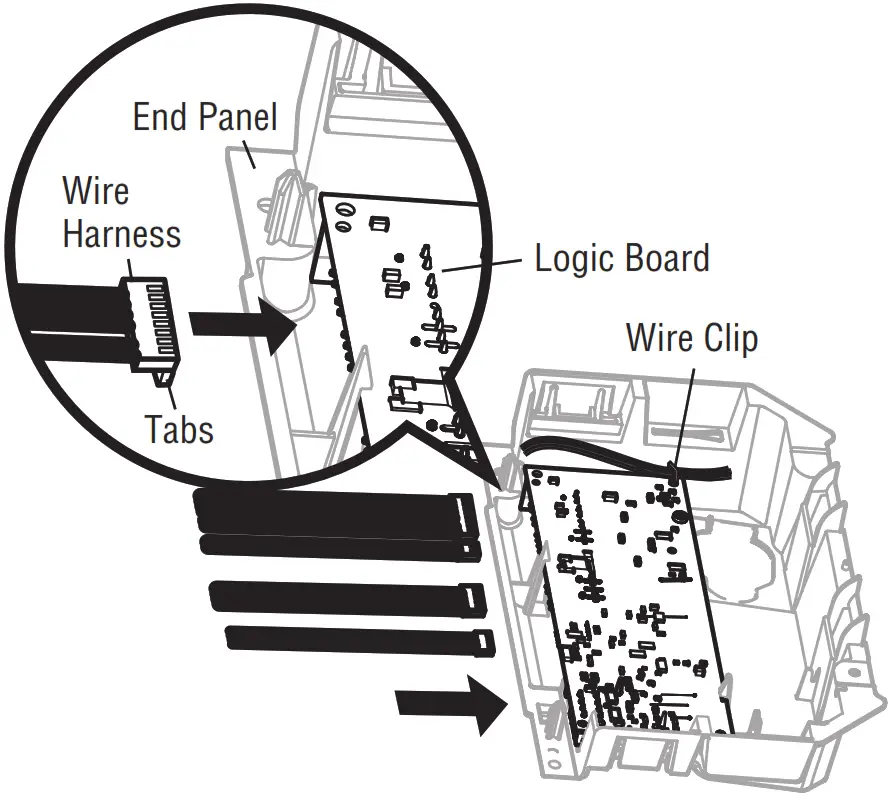 Chamberlain 050DCTBFMC CLOGIC BOARD REPLACEMENT - FIG 8