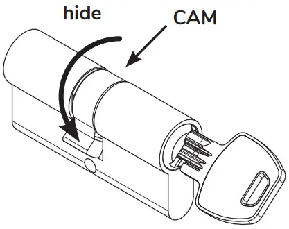 tedee 21100010 Gerda SLR Modular Cylinder - 3 easy steps