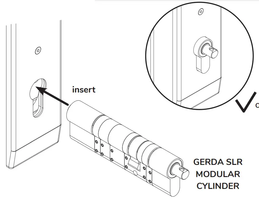 tedee 21100010 Gerda SLR Modular Cylinder - INSTAL your cylinder
