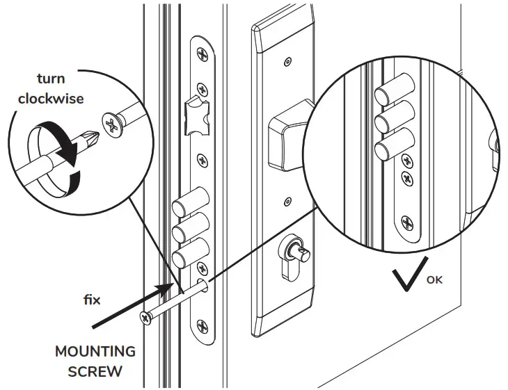 tedee 21100010 Gerda SLR Modular Cylinder - mounting screw 2