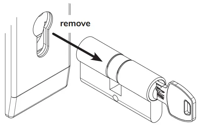 tedee 21100010 Gerda SLR Modular Cylinder - old cylinder