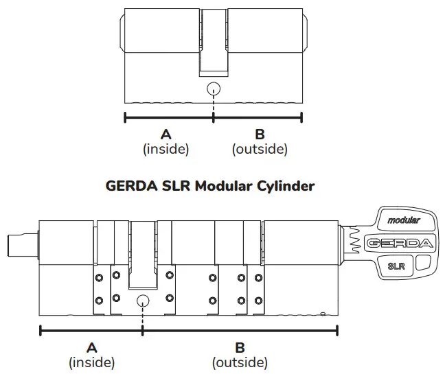 tedee 21100010 Gerda SLR Modular Cylinder - your old cylinder
