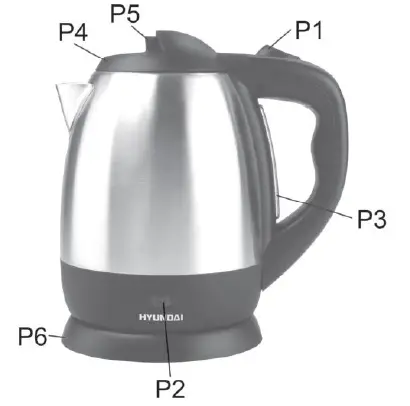 HYUNDAI VK 181 Electric Kettle 1