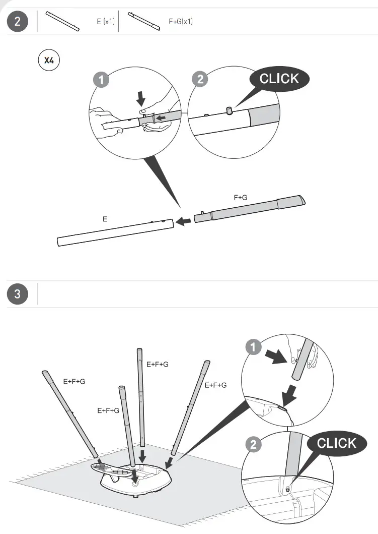 KeTeR MULTI DINE 3 in 1 Easy Pack High Chair - FIG 1