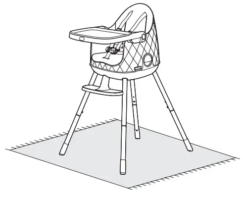 KeTeR MULTI DINE 3 in 1 Easy Pack High Chair - FIG 3