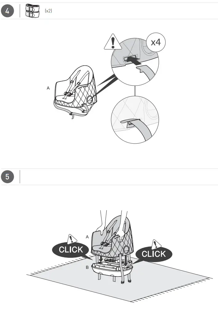 KeTeR MULTI DINE 3 in 1 Easy Pack High Chair - FIG 6