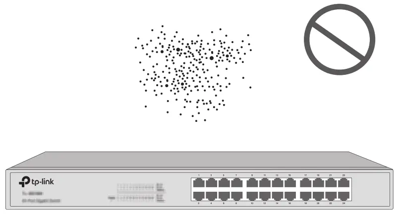 tp-link TL-SX1008 8 Port 10G Multi Gigabit Desktop Rackmount Switch - Clearness