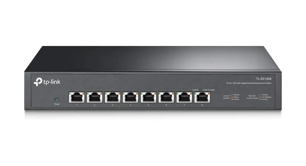 Tp-link Tl-sx1008 8 Port 10g Multi Gigabit Desktop Rackmount Switch Installation Guide