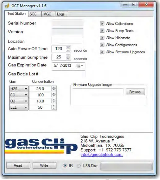 gas clip technology SGC Dock Single Gas Wall Mount Dock - fig4