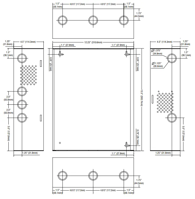 Altronix AL400UL3 Triple Output Power Supply and Charger - 3