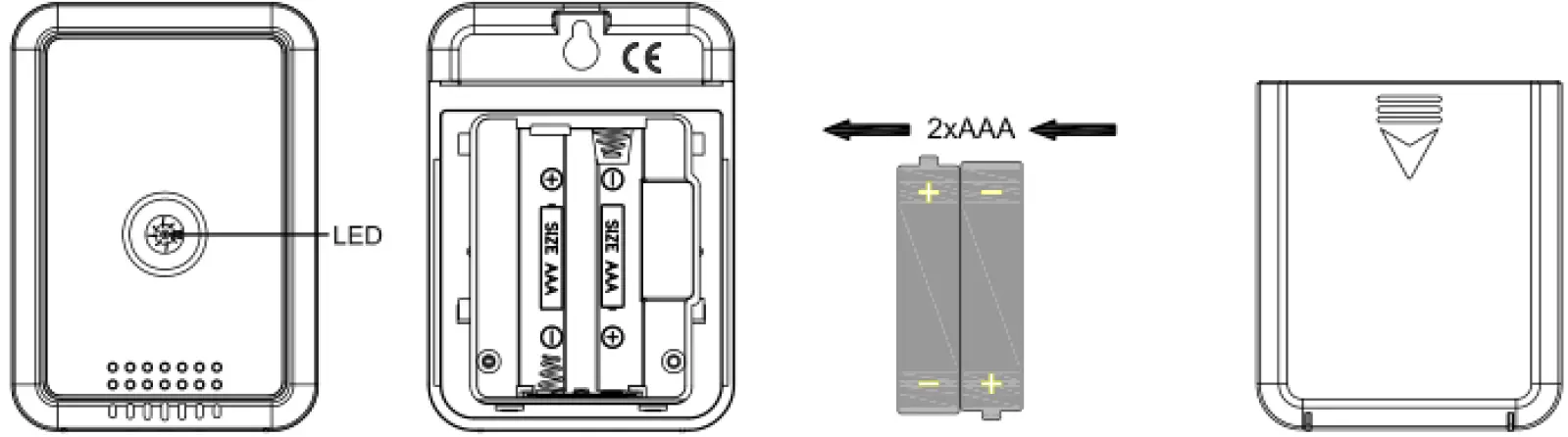 KEEKIT WA28 2-Channel Refrigerator Thermometer 01