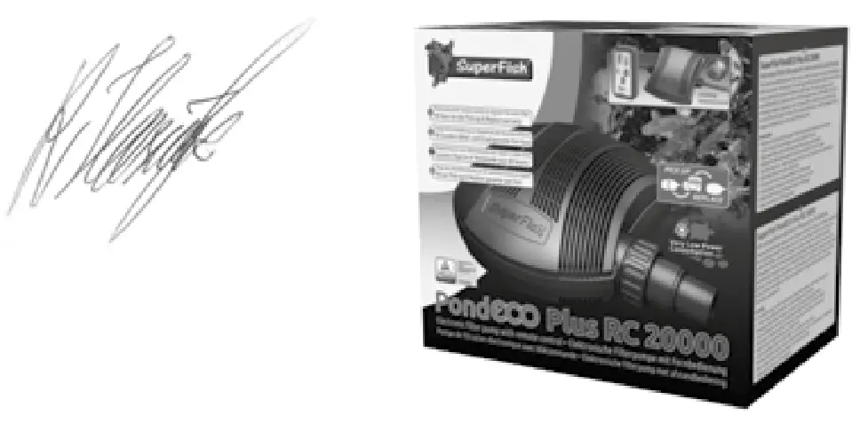SuperFish RC10000 PondECO Plus Pump - fig10