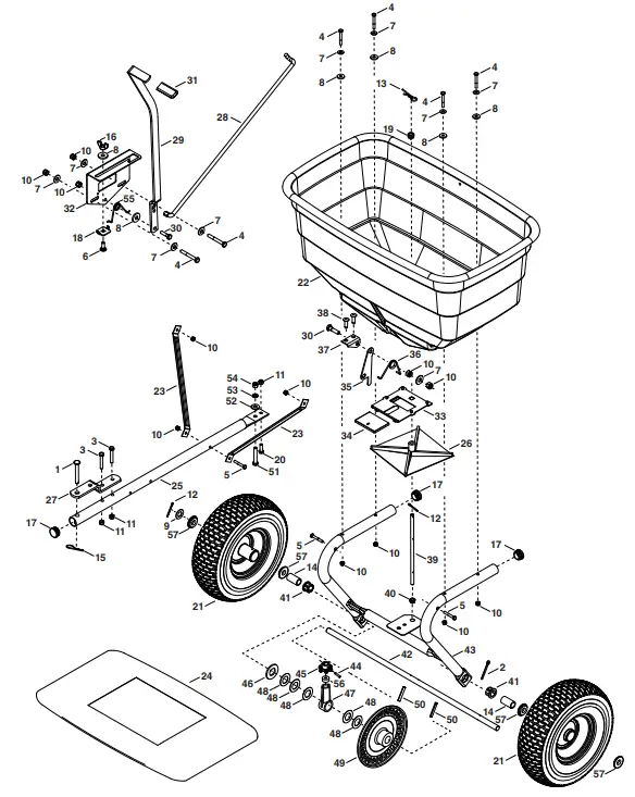 Agri-Fab-45-0547-Tow-Behind-Spreader-FIG-8