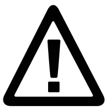Warning icon