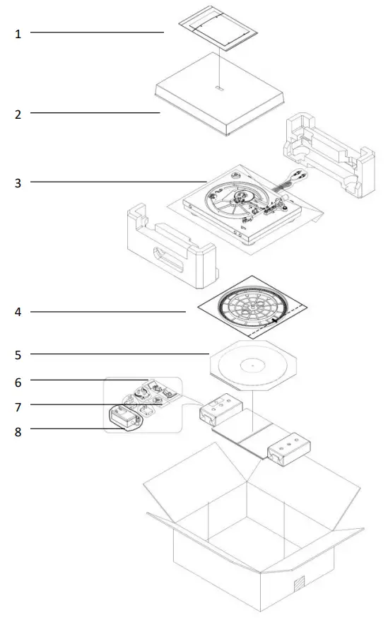 Dual CS 329 Record Player - Fig 1