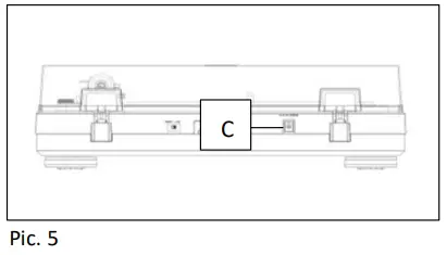 Dual CS 329 Record Player - Fig 7