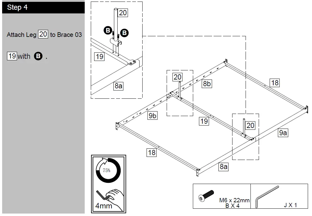 X Rocker 2110701 TV Mount Basecamp Bed 11