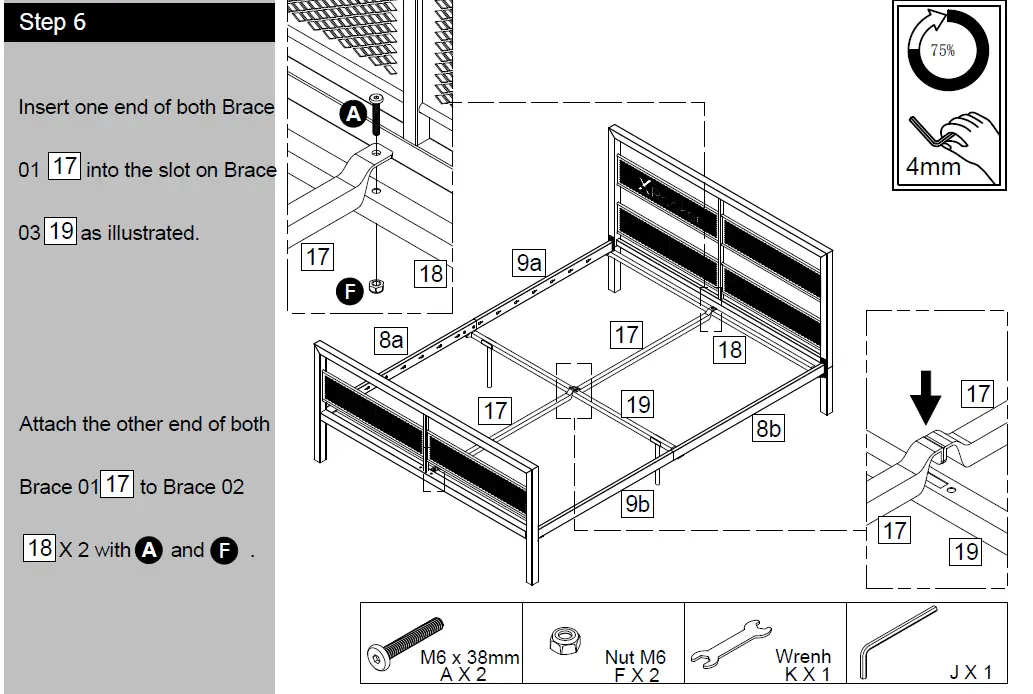 X Rocker 2110701 TV Mount Basecamp Bed 13