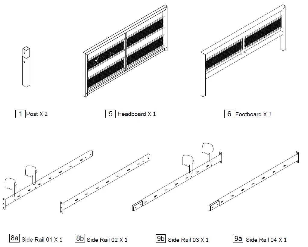 X Rocker 2110701 TV Mount Basecamp Bed 2