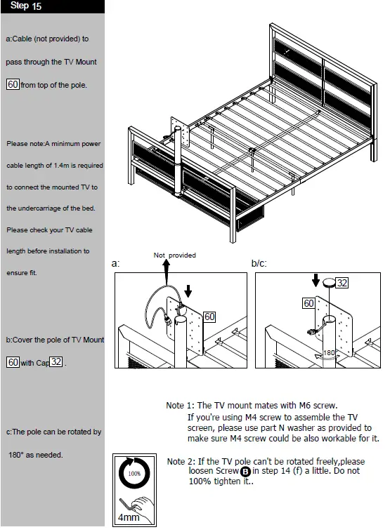 X Rocker 2110701 TV Mount Basecamp Bed 23