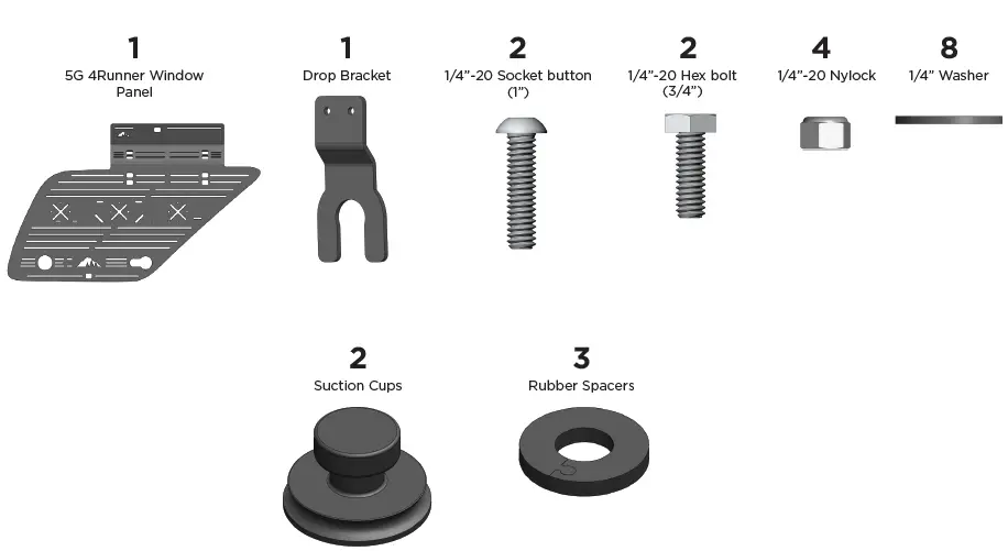 SHERPA 4G 4Runner Window Panel 1