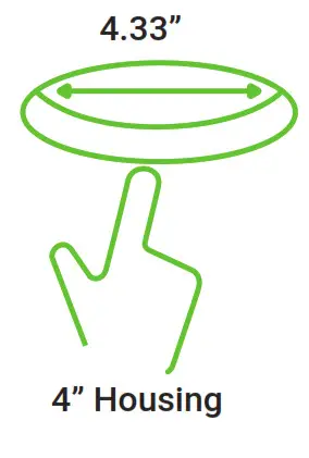 SUNCO LIGHTING 4 Inch Slim Selectable White LED Light - Turn4