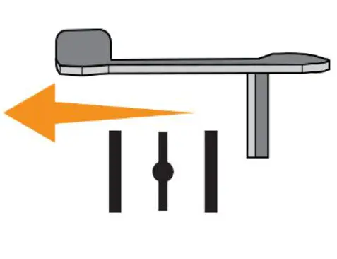 CHAMPION 200915 1200W Portable Generator - cock lever