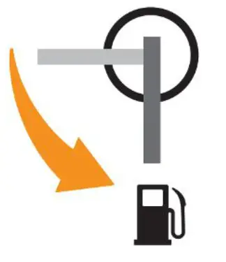 CHAMPION 200915 1200W Portable Generator - fuel valv