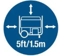 CHAMPION 200915 1200W Portable Generator - generator