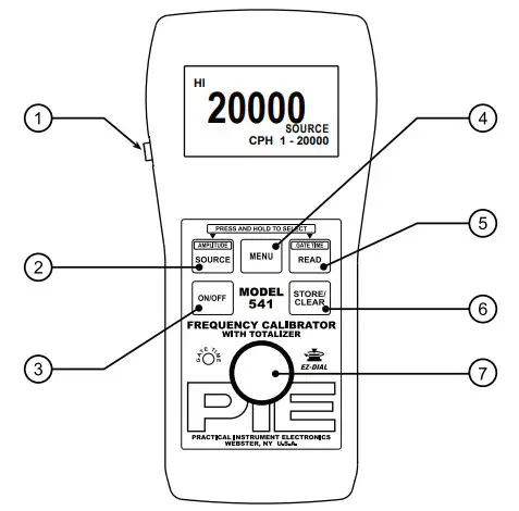 ATEC PIE 541 Frequency Process Calibrator - Figure 1