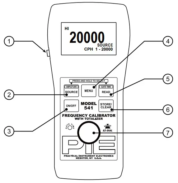 ATEC PIE 541 Frequency Process Calibrator - Figure 4