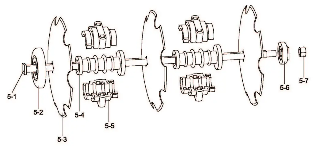 BE DHXXXN 3 PT Disc Harrow - DISC HARROW ASSEMBLY