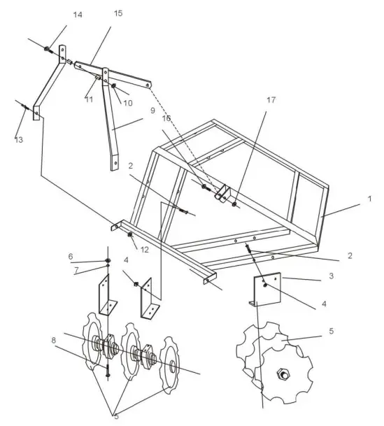 BE DHXXXN 3 PT Disc Harrow - Fig