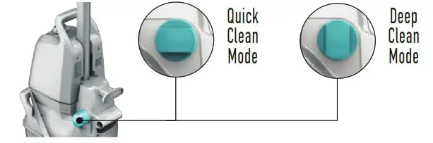 HOOVER SCRUB XL Carpet and Upholstery Cleaner - QUICK CLEAN MODE 1