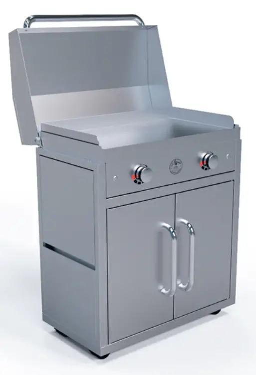 Le Griddle GFE75 GF-CART 30 Inch 2 Burner Stainless Gas Griddle product