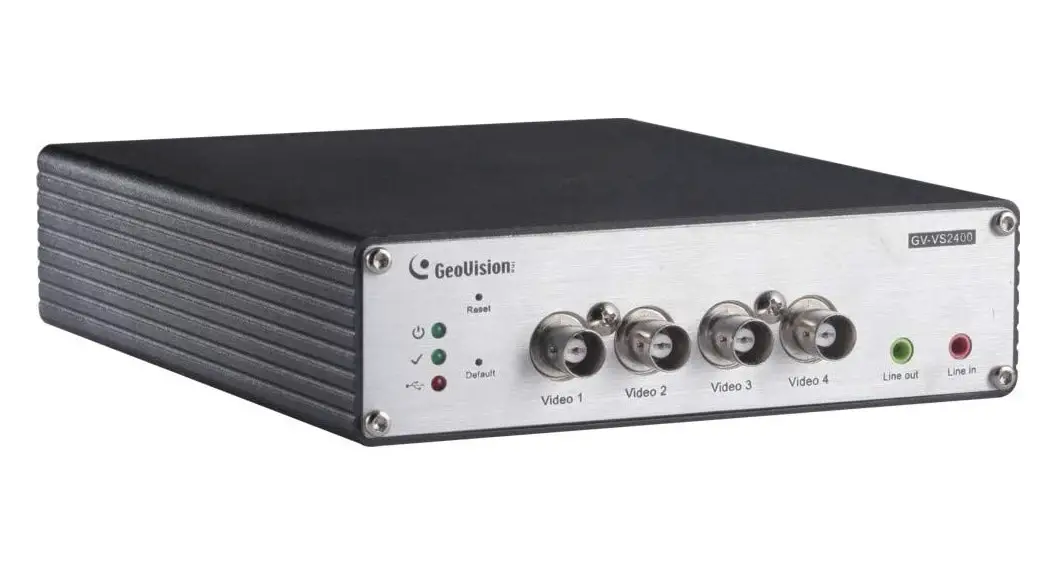 Geovision Gv-vs2400 4ch H.264 Tvi 1080p Video Server User Manual Geovision Gv-vs2400 4ch H.264 Tvi 1080p Video Server User Manual