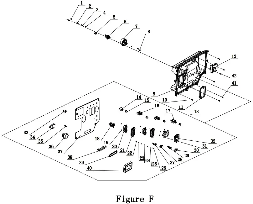 CHAMPION 201001 5500W Wireless Remote Start Inverter Generator -CARBURETOR DIAGRAM2