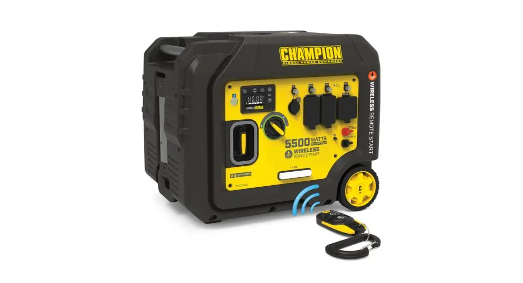 Champion 201001 5500w Wireless Remote Start Inverter Generator User Guide