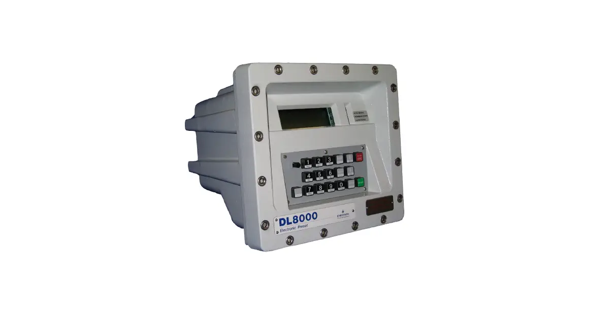 Emerson Dl8000 Preset Controller Safe Instruction Manual Emerson Dl8000 Preset Controller Safe Instruction Manual