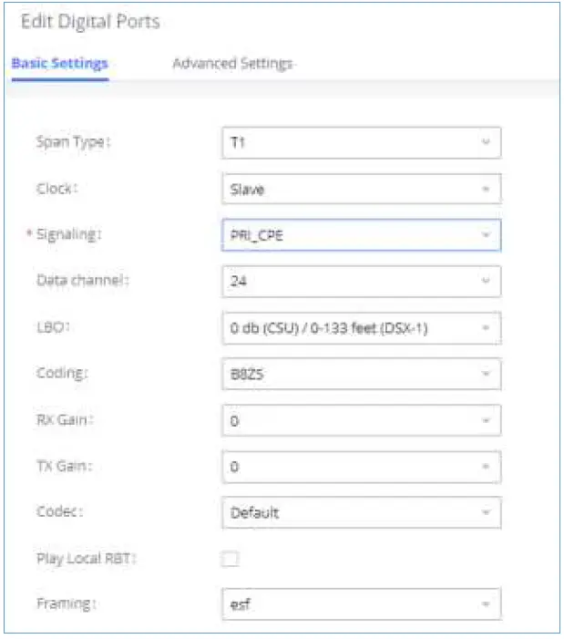GRANDSTREAM UCM6510 series IP-PBX Phone System PRI 11