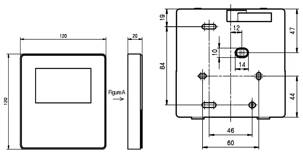 Kaysun KCT 02 1 SR Wired Remote Controller - fig 2